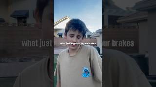 His brakes snapped on his BMX Bike bmxcrash bmxfails [upl. by Elleoj]