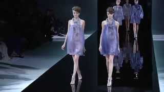 Giorgio Armani Primavera Estate 2014 sfilate Milano [upl. by Dyke]