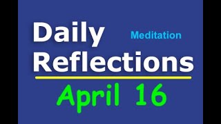 Daily Reflections Meditation Book – April 16 – Alcoholics Anonymous  Read Along – Sober Recovery [upl. by Melgar]