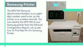 How To Find WPS Pin On Samsung Printer  Samsung Printer Wifi Setup  techiebee [upl. by Maretz]