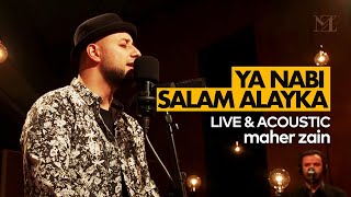 Ya Nabi Salam Alayka  without music  lyrics amp translation  Mahar Zain aestheticnooryoutube [upl. by Aysan840]