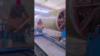 Fiberglass reinforced plastic pipe production process [upl. by Zacharias]