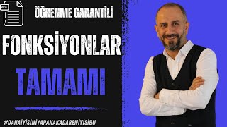 FONKSİYONLAR TAMAMI  TEK VİDEO TEK PDF  Öğrenme Garantili [upl. by Forest]