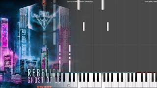 Rebelion  Ghost of us Darmayuda MIDI Piano [upl. by Gregson]