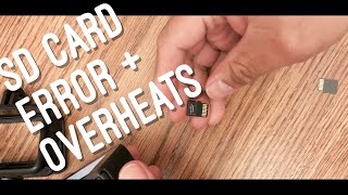 SD Card Error overheats in GoPro Hero 7 Black [upl. by Odraode33]