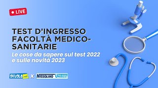 Test d’ingresso facoltà medicosanitarie le cose da sapere sul test 2022 e sulle novità 2023 [upl. by Rame986]