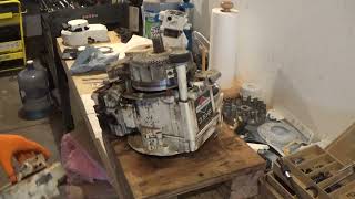 Briggs amp Stratton 35HP Vertical Crankshaft Lawnmower Engine Teardown [upl. by Neellok]