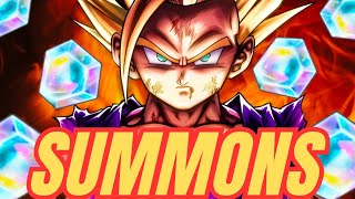 SHAFT or NOT SUMMONS for Ultra Super Saiyan 2 Gohan Dragon Ball Legends [upl. by Aenat927]