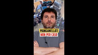 Gli studenti a Pisa e a Firenze sono scivolati sopra i manganelli e si sono fatti male [upl. by Betta697]