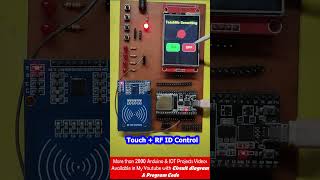 RC522 RFID  TFT LCD  ESP32 Control LED [upl. by Willi]