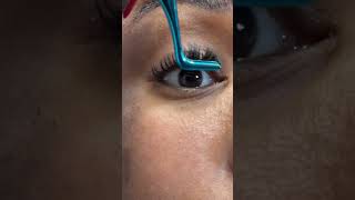 DIY lashes at home  glow up journey  ep 4 clusterlashes diylashextensions lashes [upl. by Idnew667]