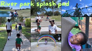 River park splash pad  sugar land Texas  new park [upl. by Acul]