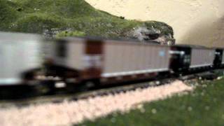 N Scale Kato Heavy Mikado 282 with 24 Bethgon Coalporters [upl. by Haldane]