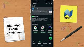 WhatsApp Kanäle entfernen [upl. by Ennayr]