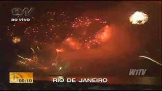 Virada do Ano 2010 Londres Rio de Janeiro São Paulo e Brasilia queima de fogos [upl. by Acemahs]