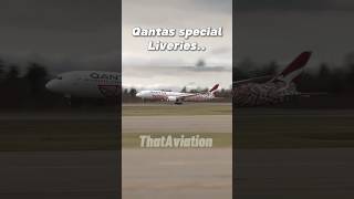 Qantas special liveries 🤩aviation qantas shorts edit feed subscribe fyp new [upl. by Lalitta]