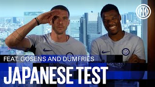 JAPANESE TEST WITH GOSENS AND DUMFRIES 🤓🇯🇵 [upl. by Asilehc]