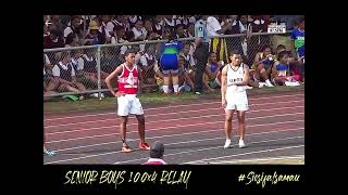 SENIOR BOYS 100x4 RELAY FINAL  2023 Tonga InterCollege Athletic Sports Competition [upl. by Noed]