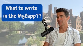 What to write in the My Cambridge Application  University of Cambridge [upl. by Annauqahs]