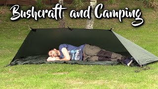 5 Tarp Shelter Setups for Bushcraft and Camping in the Woods [upl. by Brendin]