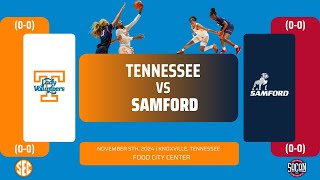 Tennessee vs Samford  NCAA Womens Basketball  11524 [upl. by Lytsirk712]