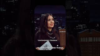 Salma Hayek Tests Jimmy Fallons Spanish 🇪🇸😂 SalmaHayek JimmyFallon FallonTonight [upl. by Lias]