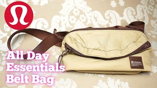 Lululemon All Day Essentials Belt Bag 25L Review [upl. by Nesiaj]