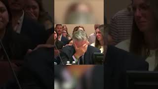 Alec Baldwin’s reaction after the judge announced she is dismissing the case [upl. by Ahtiek47]