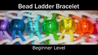 Rainbow Loom® Bead Ladder Bracelet [upl. by Aridnere]