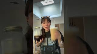 Chamberlain Coffee Cold Brew Taste Test Iced coffee review  Emma chamberlain’s brand [upl. by Aramoiz]