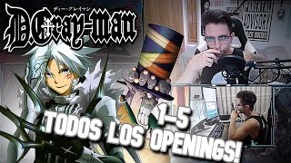 DGRAYMAN  REACCIONANDO A TODOS LOS OPENINGS 1  5 POR PRIMERA VEZ [upl. by Aekal]