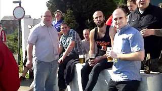 Altrincham fans at the bridge inn pub [upl. by Niawd]