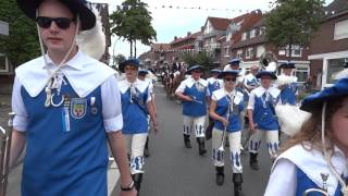 Fanfarenzug Buldern beim Schützenfestumzug 2017 in Buldern [upl. by Roxy]