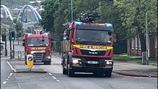 BULLHORN  Lancashire Fire amp Rescue Service  Blackburns Double Responding [upl. by Koziara515]