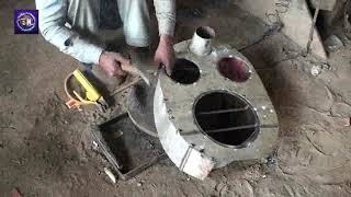 Amazing Sawdust Burning Metal Stove Making [upl. by Horowitz]