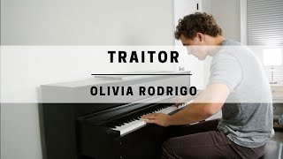 Olivia Rodrigo  Traitor  Piano Cover  Sheet Music [upl. by Graniah613]