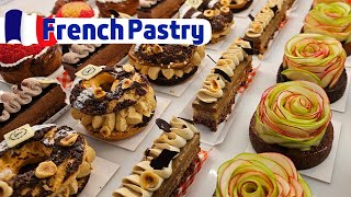 Un jour dans une pâtisserie française〈 Pâtisserie Yann 〉 Recette du flan parisien [upl. by Masha]