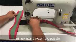 SMA K6 Industrial Walking Foot Sewing Machine with Reverse by Sewing Machines Australia SMA [upl. by Aleuqahs910]