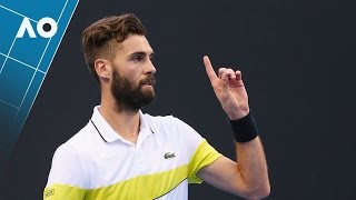 Paire v Fognini match highlights 2R  Australian Open 2017 [upl. by Atiuqnahs934]