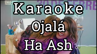 Karaoke Ha ash Ojalá [upl. by Eerahs]