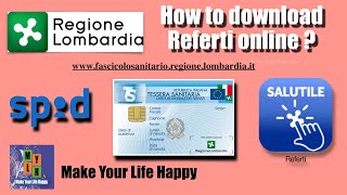 come scaricare Referti online  Make your life happy [upl. by Nel]