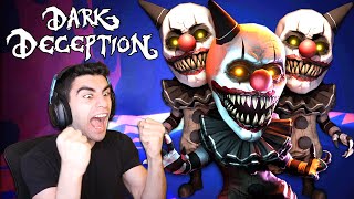 THE CLOWNS BROKE THE GAME AND MADE ME RAGE  Dark Deception S Ranks  Part 4 [upl. by Janaye]