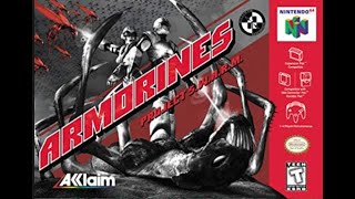 Armorines Project SWARM Intro  N64  HD [upl. by Dewain]