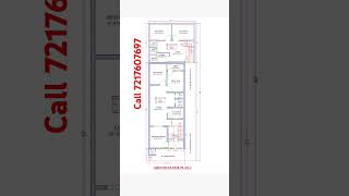 2780 घर हमेशा नशे के अनुसार ही बनना चाहिए 🏡🏡 27 by 80 house plan ☘️🌴housemap home viralvideo [upl. by Ialokin650]