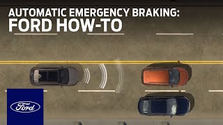 PreCollision Assist With Automatic Emergency Braking  Ford HowTo  Ford [upl. by Anirrehs168]