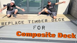 How To Install Composite Decking  Picture Frame Border  Easy DIY Guide [upl. by Etnuaed373]