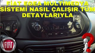 FİAT EGEA MULTİMEDYA SİSTEMİ NASIL ÇALIŞIR  FİAT EGEA BLUETOOTH TELEFON BAĞLANTISI NASIL YAPILIR [upl. by Gruchot355]