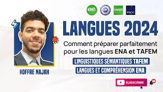 TAFEM et ENA  Langues et compréhension  Linguistique sémantique  QCM BLANC [upl. by Ttelrats]