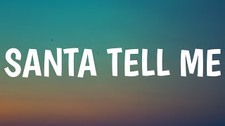 Ariana Grande  Santa Tell Me Lyrics [upl. by Eseilana]