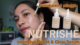 NUTRISHE INTENSIVE GLOW SERUM SETELAH 4 MINGGU PEMAKAIAN UPDATE TERBARU   SARAH INDAH [upl. by Nyberg]